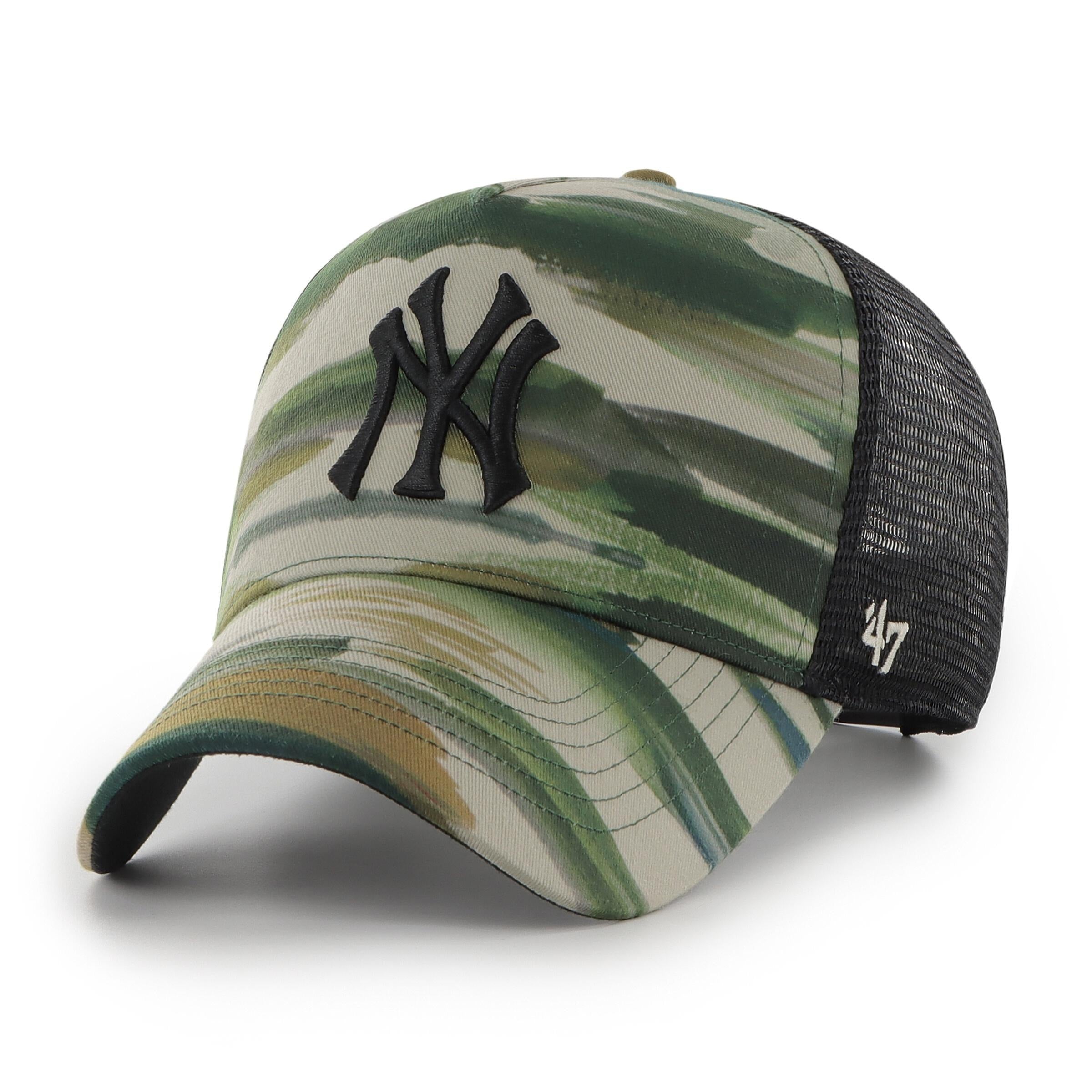 MLB New York Yankees Fisherman Camo Mesh 47 MVP DT - Capten Cap - New York Yankees