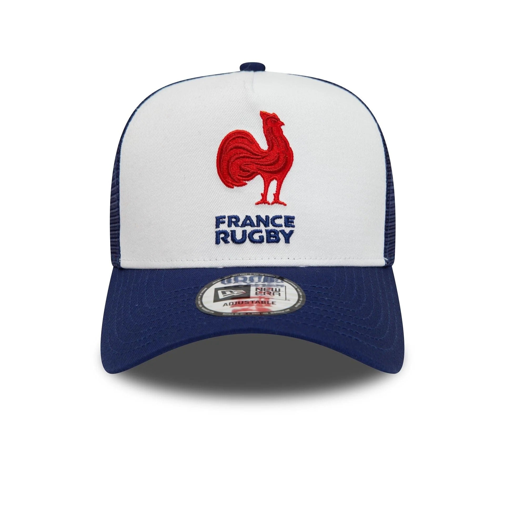 Mit Rudgy Cap FF Rugby | Official French Federation Of Rugby 9FORTY A-Frame Trucker ...